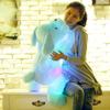 Очаровательная разноцветная светящаяся плюшевая собачка-щенок Игрушка Домашний декор Идеально для детских подарков