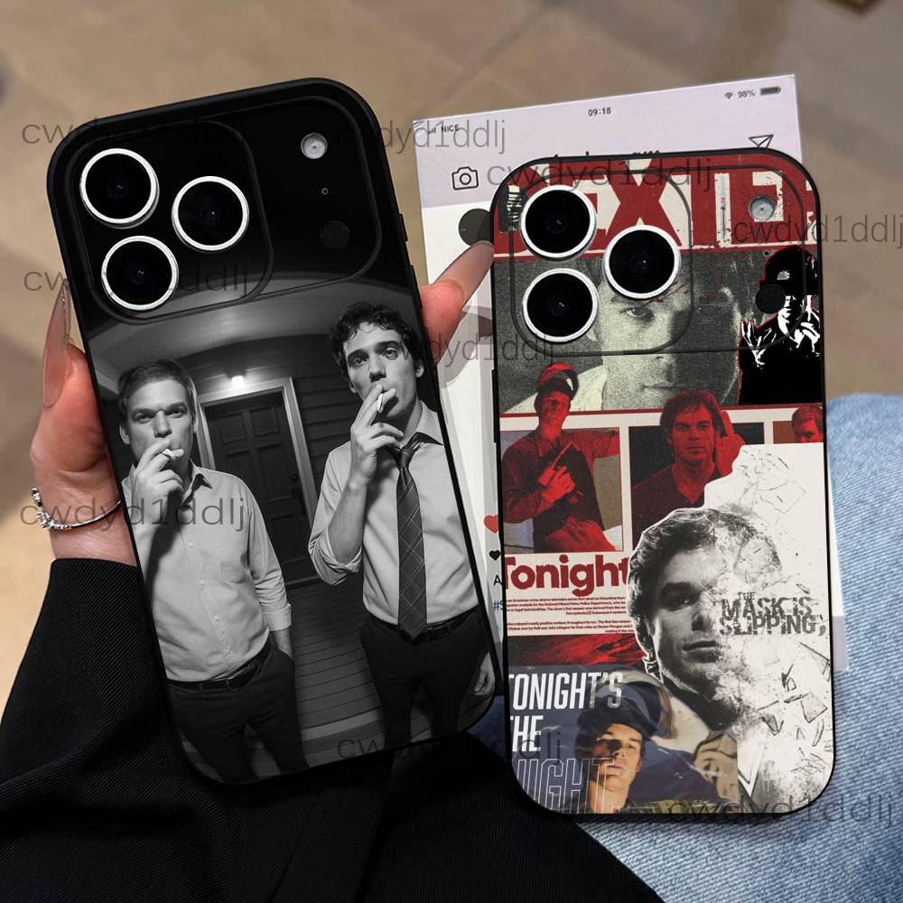 Чехол для телефона Декстер Морган для iPhone 17,16,15,11,12,14,13 Pro Max Mini XS,XR,7 Plus 16E Air Ударопрочный Мягкий Чехол