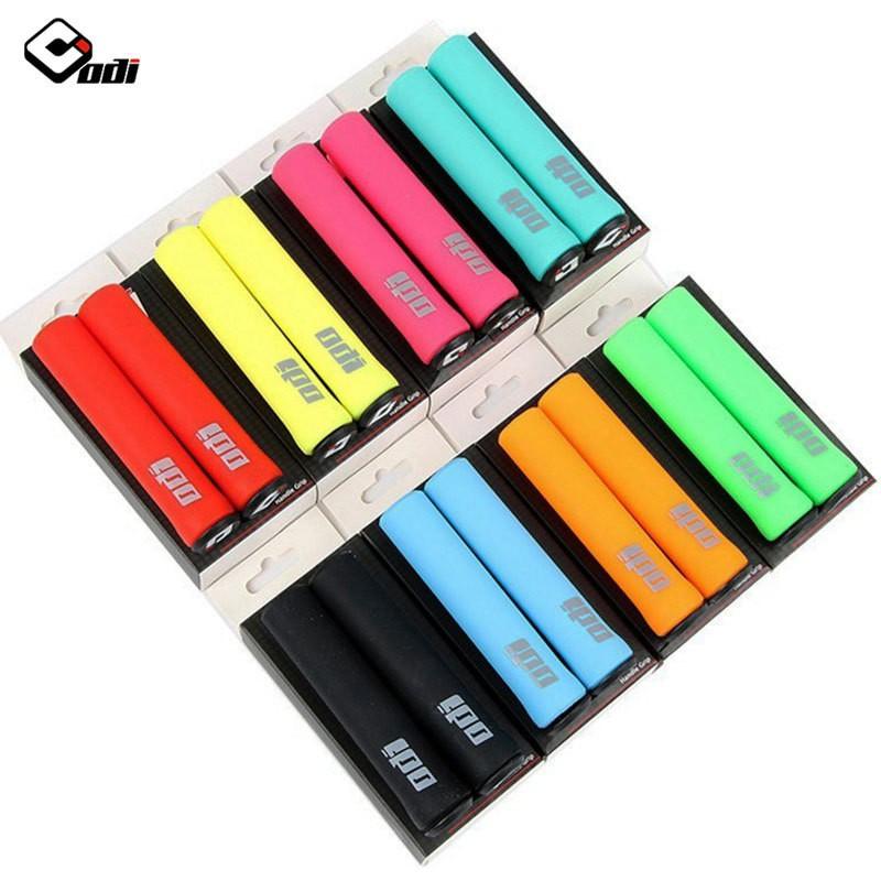 ODI Silicone Bicycle Handlebar Grips Mountain Folding Bike Shock Absorption Lightweight Cycling Grip Pair