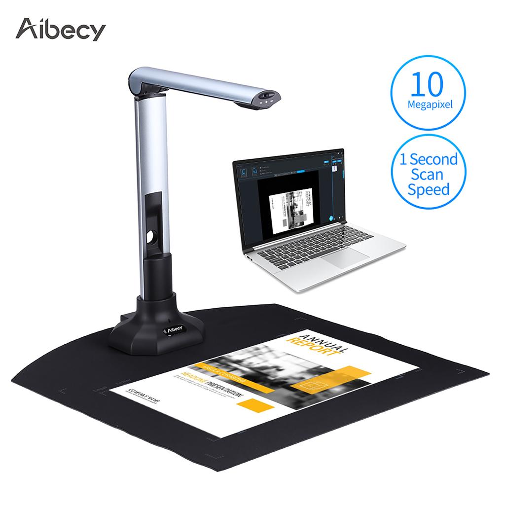 Aibecy BK52 Portable Book & Document Camera Scanner Capture Size A3 HD 10 Megapixels USB 2.0 High
