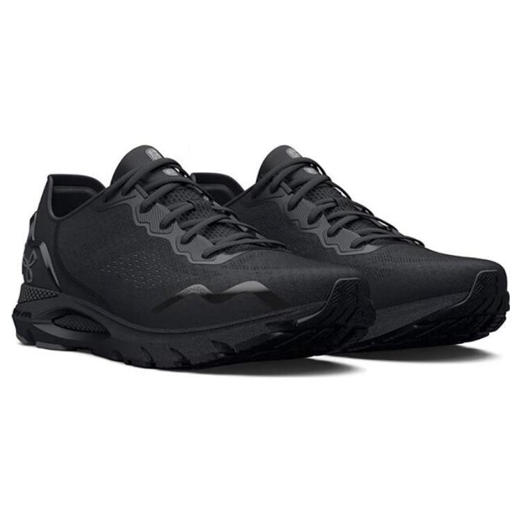 (WMNS) Under Armour HOVR Sonic 6 'Черный оружейный металл' Женские 3026128-001