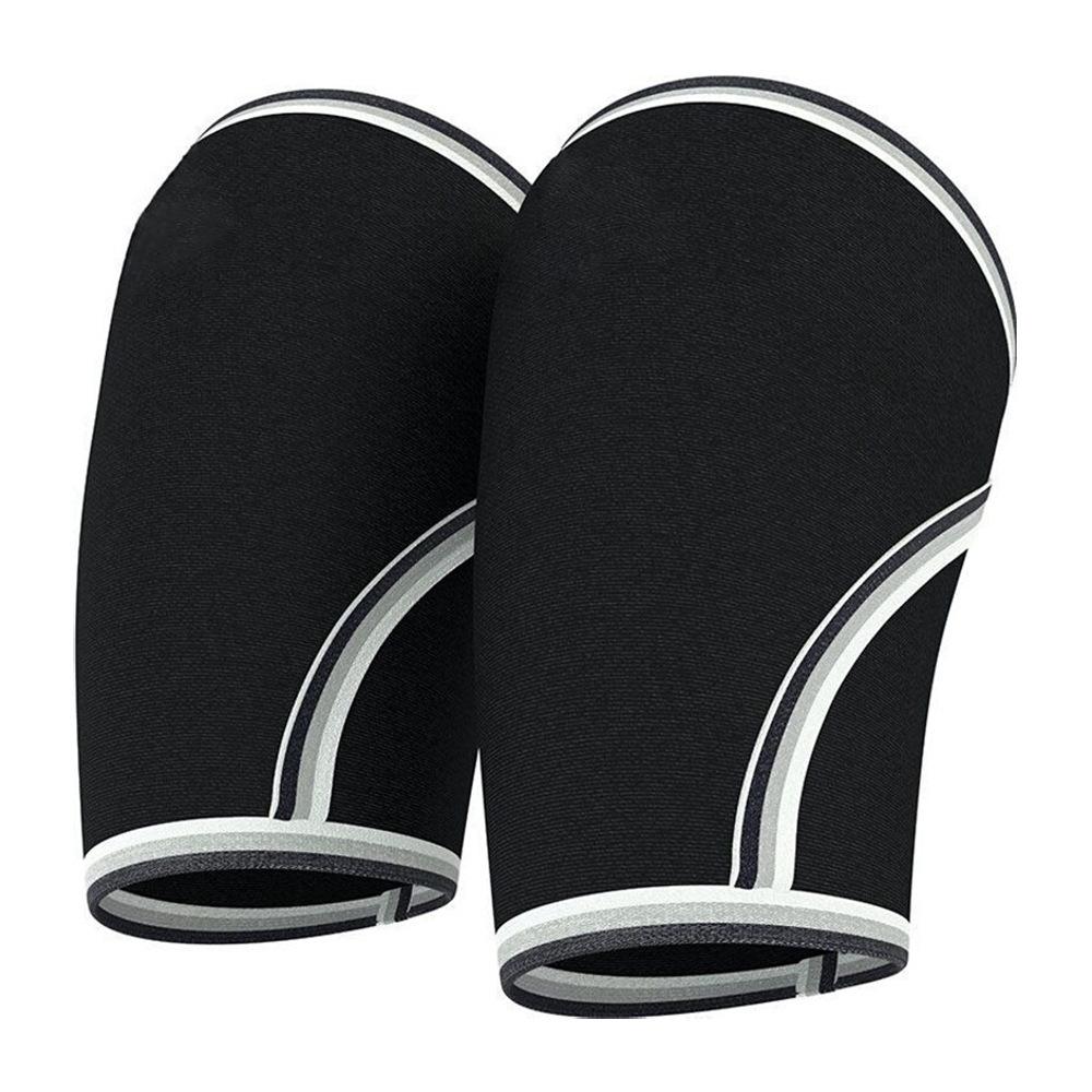 Утолщенные наколенники для тяжелой атлетики Силовые виды спорта Фитнес Дайвинг Ткань Пауэрлифтинг, Приседания Становая тяга Стронгмен Давление