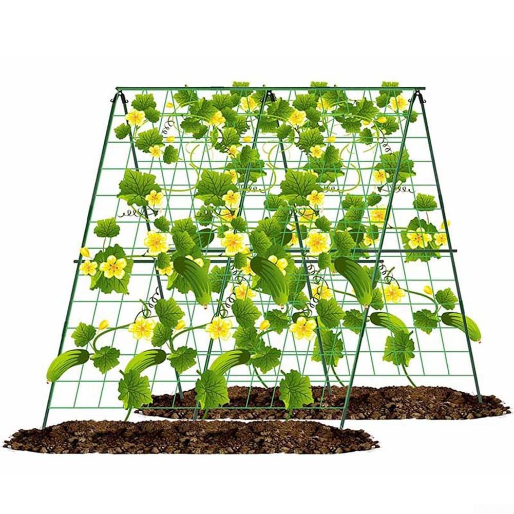 A Frame Garden Trellis Raised Bed Plastic Coated Steel Core