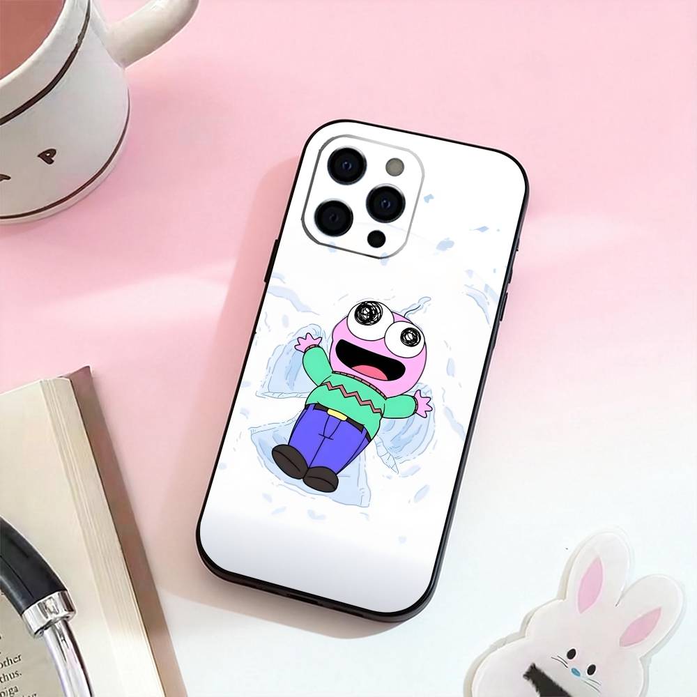 Cartoon S-Smiling friends Phone Case For iPhone 17,16,15,14,13,12,11 Plus,Pro,Max,XS Silicone Soft Cover