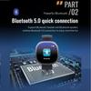 НОВЫЙ Bluetooth 5,0 MP4 с записью одной клавишей, выход на диктофон, голосовая запись, электронная книга, Mp3-музыкальный плеер, портативный видеоплеер MP4 8 ГБ/16 ГБ/32 ГБ