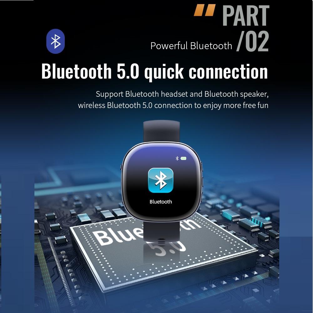 НОВЫЙ Bluetooth 5,0 MP4 с записью одной клавишей, выход на диктофон, голосовая запись, электронная книга, Mp3-музыкальный плеер, портативный видеоплеер MP4 8 ГБ/16 ГБ/32 ГБ