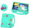 Case for iPad 10.2" 2021/2020/2019 (9th/8th/7th gen.) / Air 10.5" 2019 (3rd gen.), Cute Patterns, with stand, Green