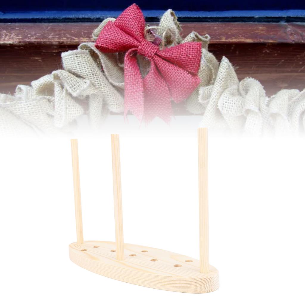 Изготовитель бантов из лент своими руками, простое использование, изготовление венков из лент, деревянный инструмент для изготовления бантов для подарков на праздники P