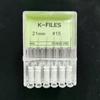 5 коробок стоматологических инструментов, эндодонтические инструменты для корневых каналов, H-файл, 21 мм, K, 21 мм, эндодонтические инструменты из нержавеющей стали, стоматологическая стоматология, одонтология