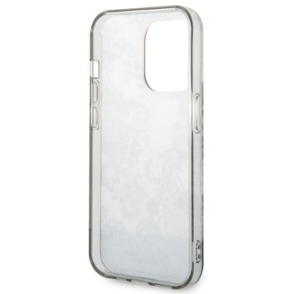 Etui do iPhone 14 Pro Max Guess Porcelain Collection Szare