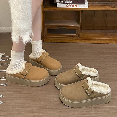 Женские зимние легкие теплые ботинки-дутики на толстой подошве, с меховой подкладкой, нескользящие, износостойкие, повседневные кроссовки, хлопковые ботинки, меховая обувь