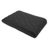 Center Console Armrest Seat Box Cushion Cover Black Wave Texture Universal for SUV Truck Car
