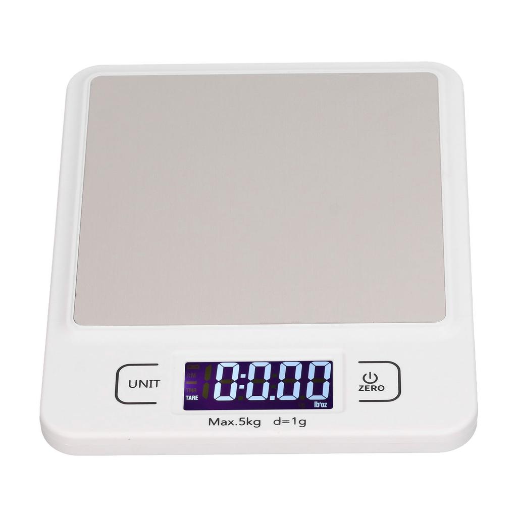 Food Scale 5kg Capacity 1g Accuracy Digital Display Measuring Tool for Kitchen Tea