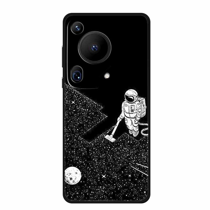 For Huawei Pura 70 Ultra Case 70Ultra Black Silicone Soft Back Cover Case For Huawei Pura 70 Ultra Phone Case Cover Pura70 Ultra