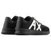 Armani Exchange Полиэстер Круглый носок На шнуровке Низкие повседневные кроссовки Мужские кроссовки Черный XUX071XV5271M217
