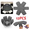 12x Grey Felt Pad Pot Pan Protector Anti Scratch Non-Stick Home Cookware Utensil