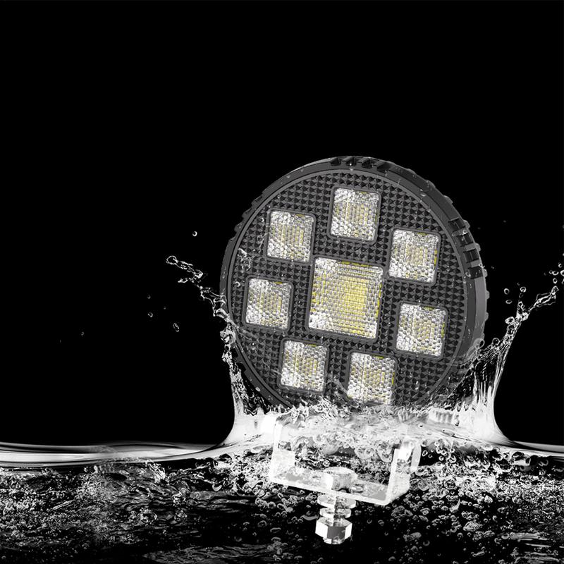 Светодиодный рабочий свет Светодиодная рабочая световая панель для грузовиков Высокий янтарный 360 градусов вращающийся Многофункциональное автомобильное освещение для автомобиля Дорога