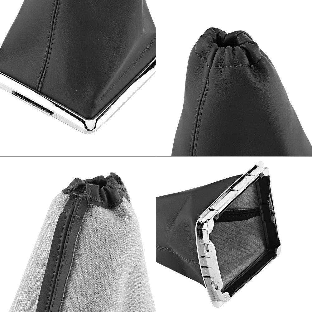 Dust Cover Case PU Leather Gaiter Boot Cover Car Gear Shift Knob Gaiter Boot Cover Case for Ford Focus 2005-2017 Accessories