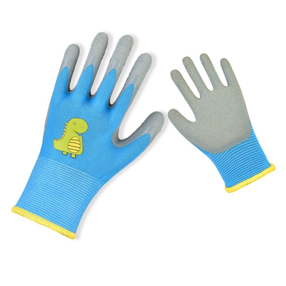 Durable Garden Work Gloves Breathable Children Protective Glove Kid Gardening Gloves  Planting Work