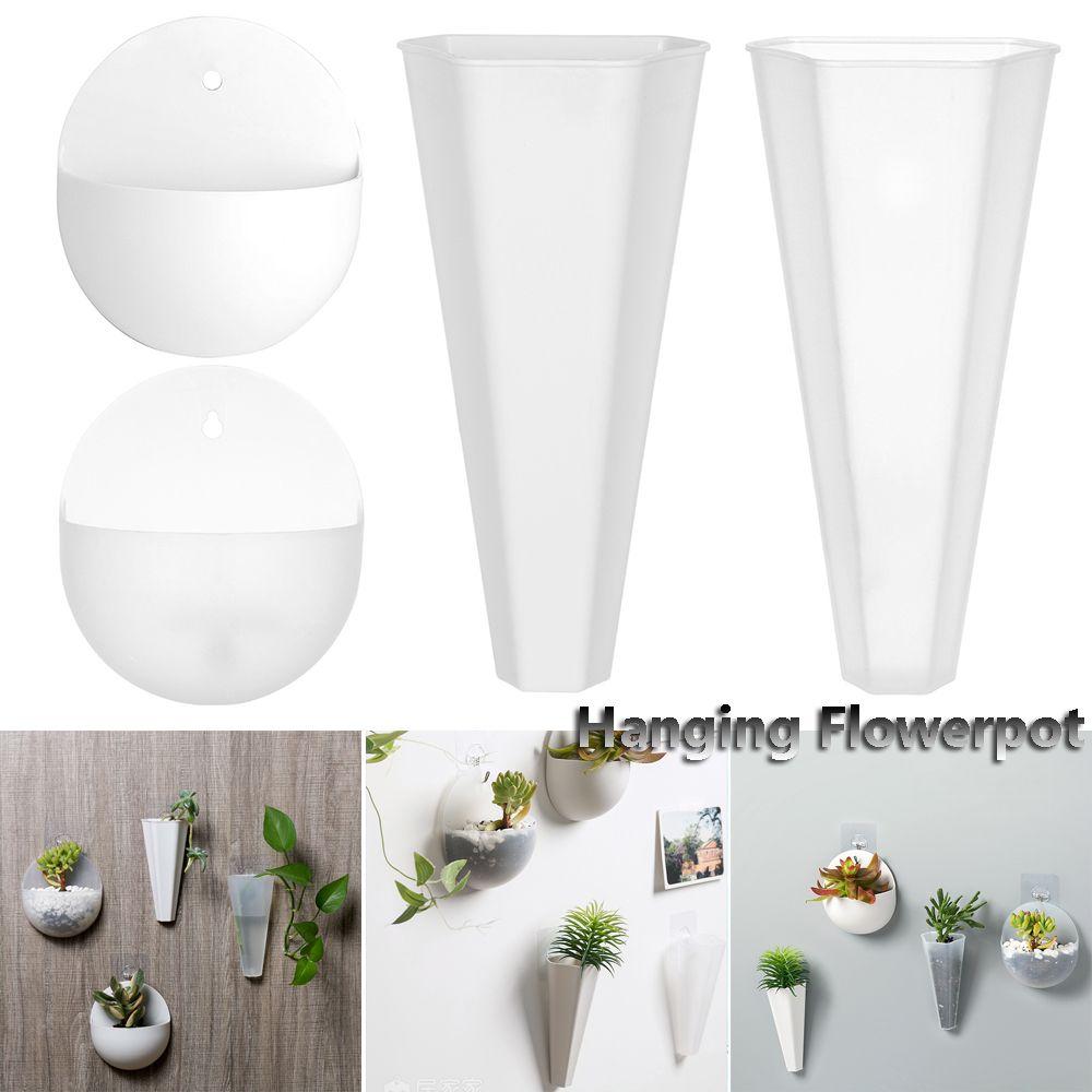 Flower Holder Planter Ornament Water Planting Ball/Cone Shape Hanger Vase Wall Hanging Flowerpot
