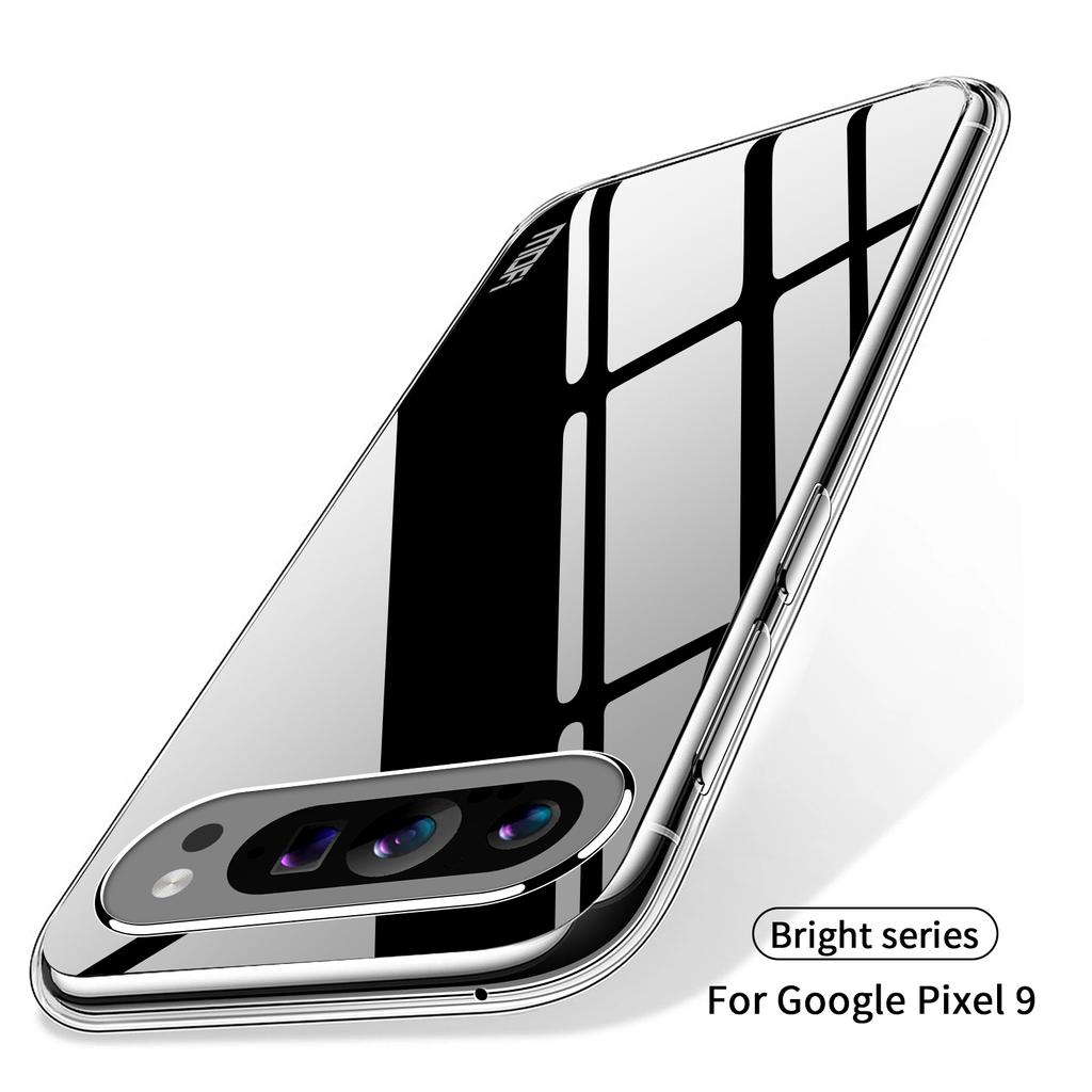 MOFI For Google Pixel 9 Case Slim Soft TPU Crystal Clear Phone Cover