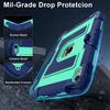 For iPad (2025)/iPad 10.9 (2022) Tablet Case with Kickstand Anti Drop PC+Silicone Cover