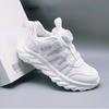 Rotating Buckle Sports and Leisure Running Shoes for Boys and Girls, Small White Shoes, Spring