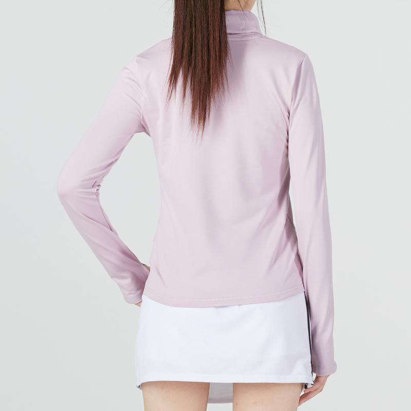 Under Armour Однотонная спортивная повседневная футболка с высоким воротом, женские топы, розовая 1373965-694