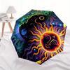 Yin Yang Sun Moon Mandala Wall Art Decor Umbrella Day Gift Y294