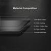 Black Carbon Fiber Car Passenger Storage Box Sticker For Benz C W205 2015-