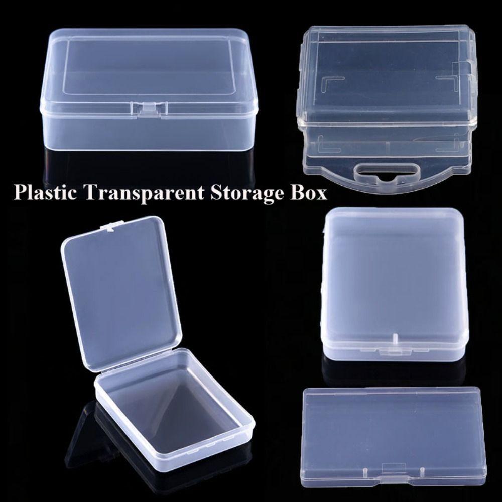 Прозрачный контейнер для ювелирных бусин, пластиковый чехол для мелких предметов, держатель для электроинструментов