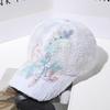 Floral Women's Spring/Summer Duckbill Cap - Breathable Korean Style Sun Hat