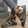 Парная обувь Уличные ботинки-инструменты Резиновые износостойкие нескользящие сетчатые туфли с плетением «муха» Мягкая подошва Камуфляжные повседневные туфли Мужские