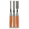 Yoita Toki Riichi Chisel Set of Silver 3, 9mm/15mm/24mm,