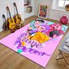 Custom KPop Demon Hunters Mat Personalized Name, Polyester Washable Indoor Entryway Rug, Gift for Christmas, Easter, Thanksgiving Day