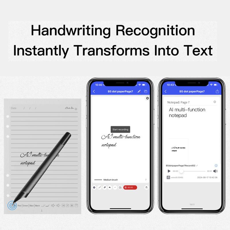 Factory Direct Smart Writing Sync Pen Writing Tablet Set Electronic Cloud Notebook With Cloud Pen Connect App