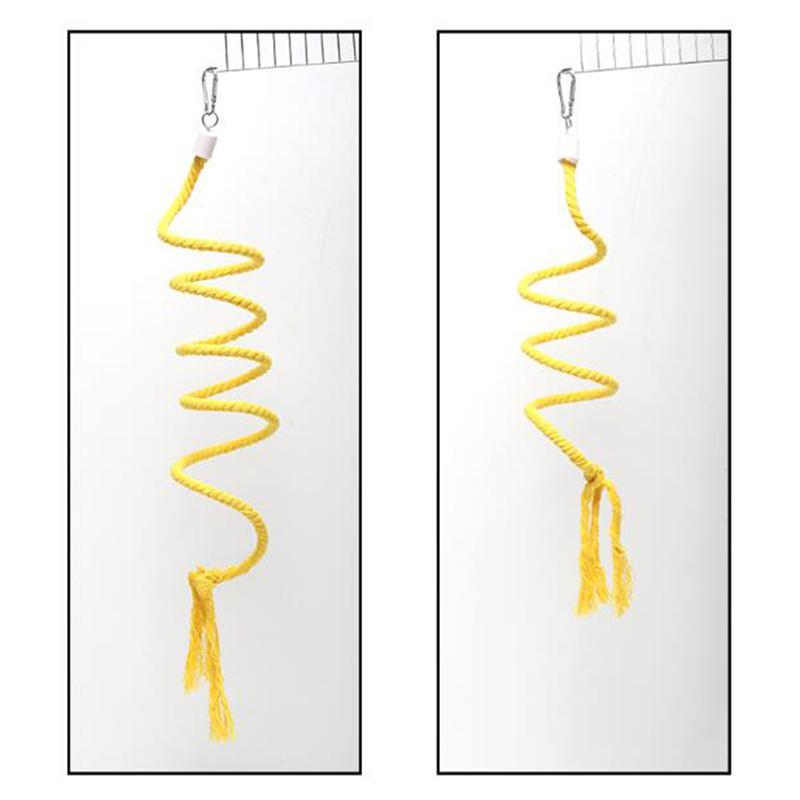 1 шт. Игрушки для птиц Качели Жевательные Тренировочные игрушки Маленький попугай Подвесной гамак Клетка для попугая Колокольчик Жердочка Игрушки с лестницей Товары для питомцев