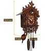 Wooden Mechanical Wall Cuckoo Clock