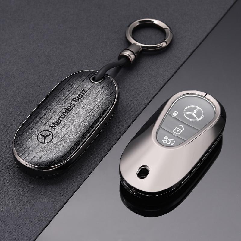 SFX1 For Mercedes Benz A B C E Class GLS GLA GLK GLC CLS CLA AMG W176 W204 W205 W212 W463 Leather Car Remote Key Case Cover Shell
