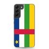 Coque Téléphone - Samsung - Galaxy S22 Ultra - Drapeau République Centrafricaine - Souple - Multicolore
