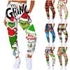 Women's Fashion Sport Printed Drawstring Pocket Casual Sweatpants Pants