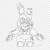 Line Art Coloring Book Five Nights At Freddy's 2 Iron-on Transfers For Clothing Tshirt Bag Heat Transfer Stickers Iron On Patches