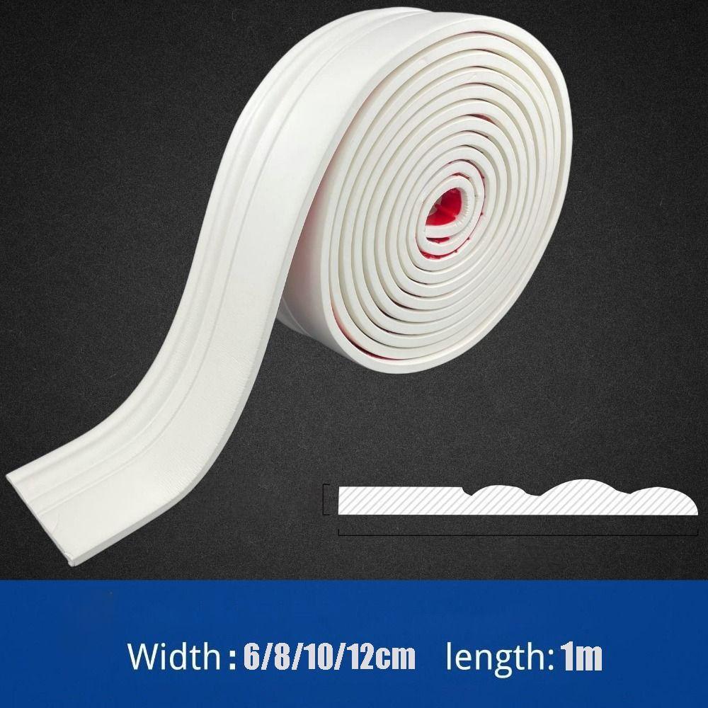 1 м/рулон Плинтус Декоративный Профиль Утолщенная Линия Плинтуса Угловая Линия для DIY Декор Дома