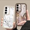 Чехол с мраморным узором для Samsung S26 S25 Ultra S24 S23 S22 Plus S21 FE A54 A15 A35 A55 A16 A36 A56 A17 A27 A37 A57 Ударопрочный бампер Мягкое покрытие