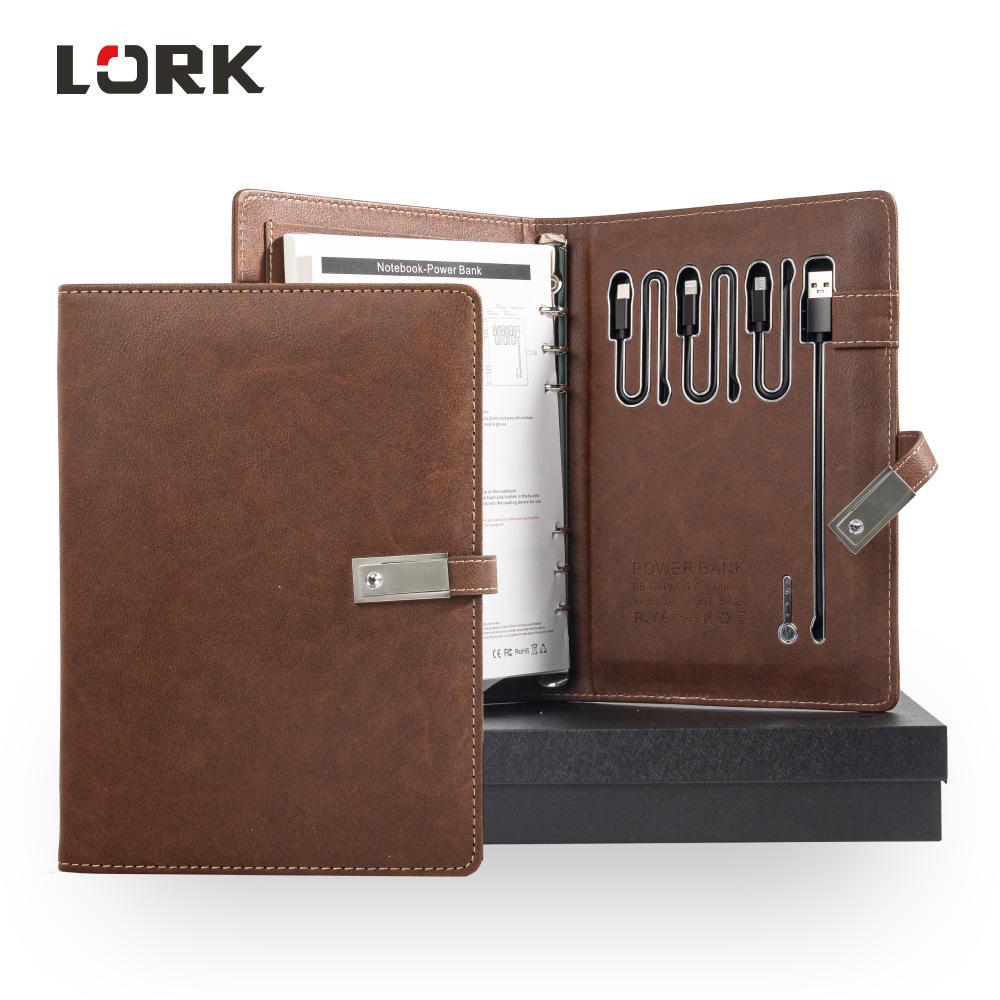 Customizable Corporate Meeting Notebook with Calculator and Personalized Logo