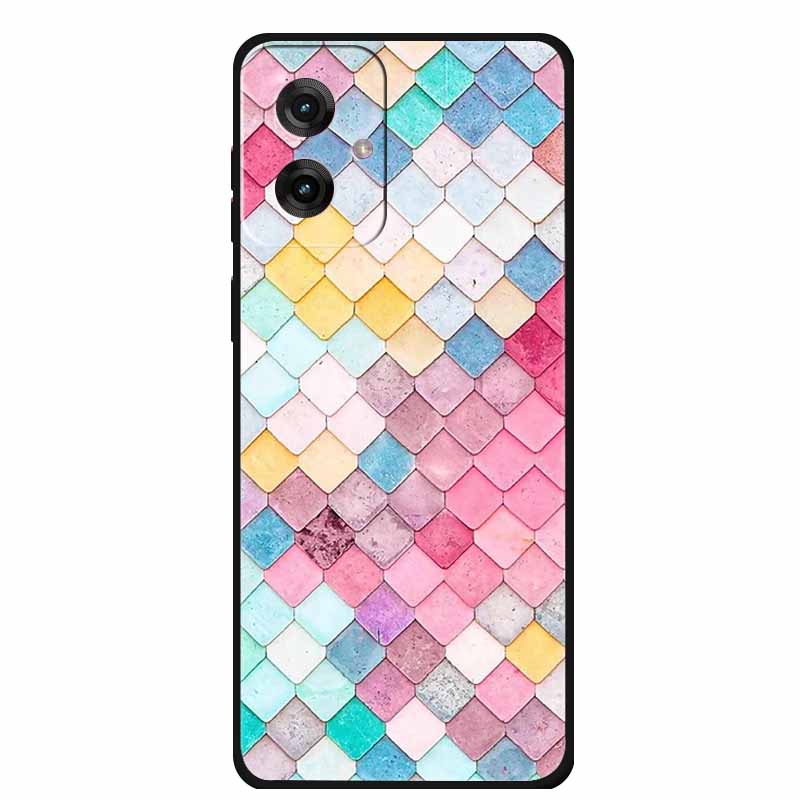 Phone Case For Motorola Moto G 55 85 75 35 TPU Cover Bumper Colourful Shield For Funda Motorola Moto G75 G85 G35 G55 Capa Cases