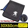 Car Wash New Cleaning Microfiber Towel Car Drying Cloth For Peugeot 207 3008 206 208 308 307 407 508V 2008 5008 107 106 Accessory