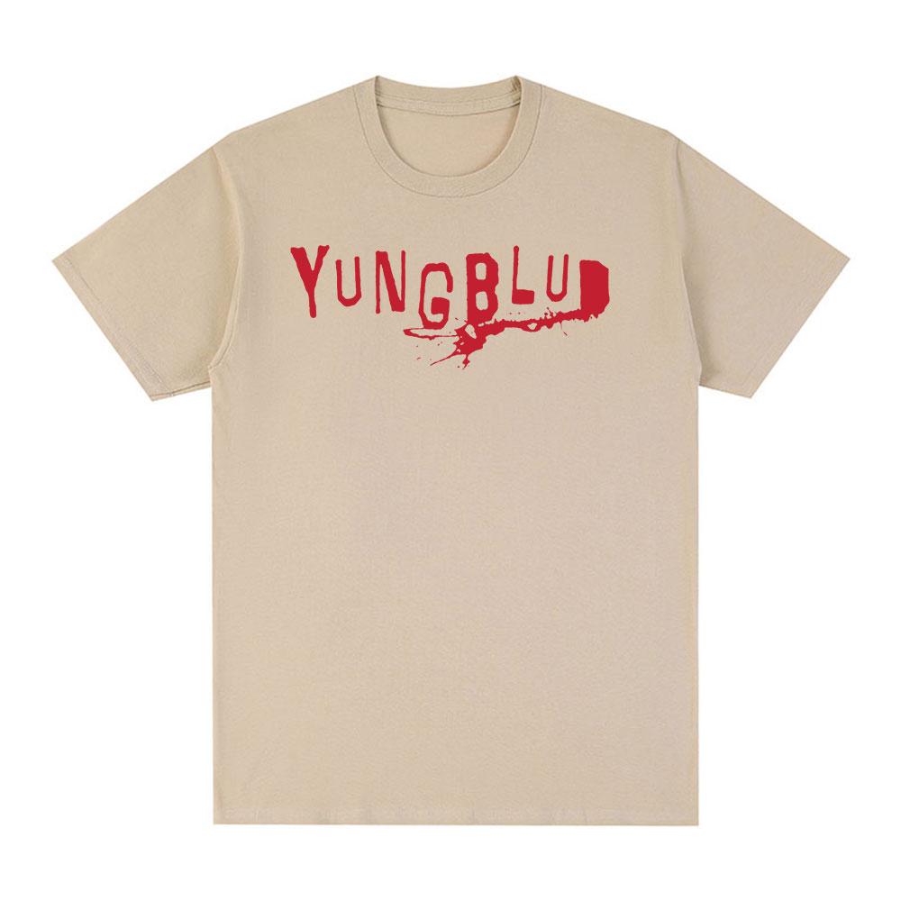 Певец Yungblud Тот же стиль Мерч Розовые Футболки Подарки для Фанатов Мужская Одежда Мода Короткий Рукав Хлопок Летняя Оверсайз Футболка