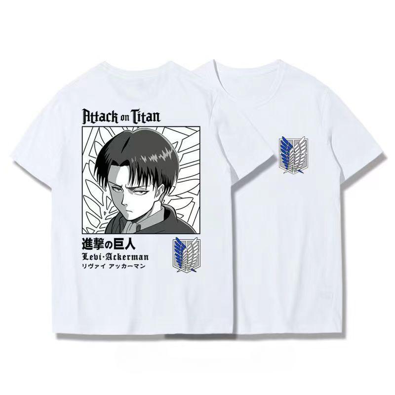 Japanese Anime T Shirt Scouting Legion Clothes Shingeki No Kyojin Tee Shirt Attack On Titan Giant Short-sleeve T-shir Men Women