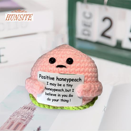 Украшение вязаной игрушки из фруктовой шерсти, очаровательная яркая цветная кукла для эмоциональной поддержки